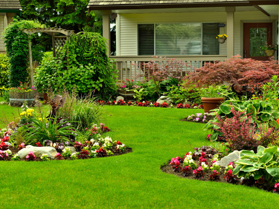 Green landscaping in La Cañada Flintridge